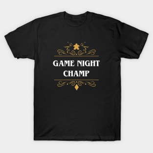 Board Games Game Night Champ T-Shirt